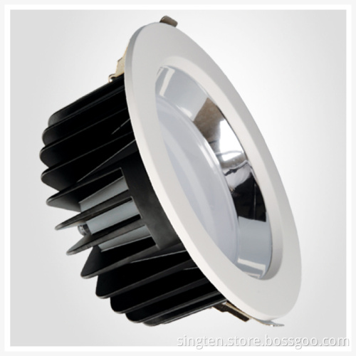 8inch 215mm cutout 25w 35w 45w 50w recessed led downlight, tuv/saa approval dimmable led down light with 5 years warranty